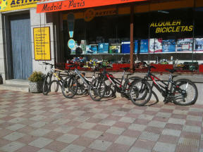 Alquiler de bicicletas en la sierra norte de Madrid