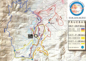 Trazado del RAID Villa de Rascafria Al Shahania